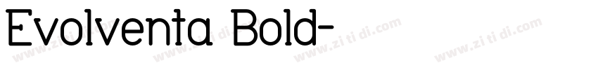 Evolventa Bold字体转换
